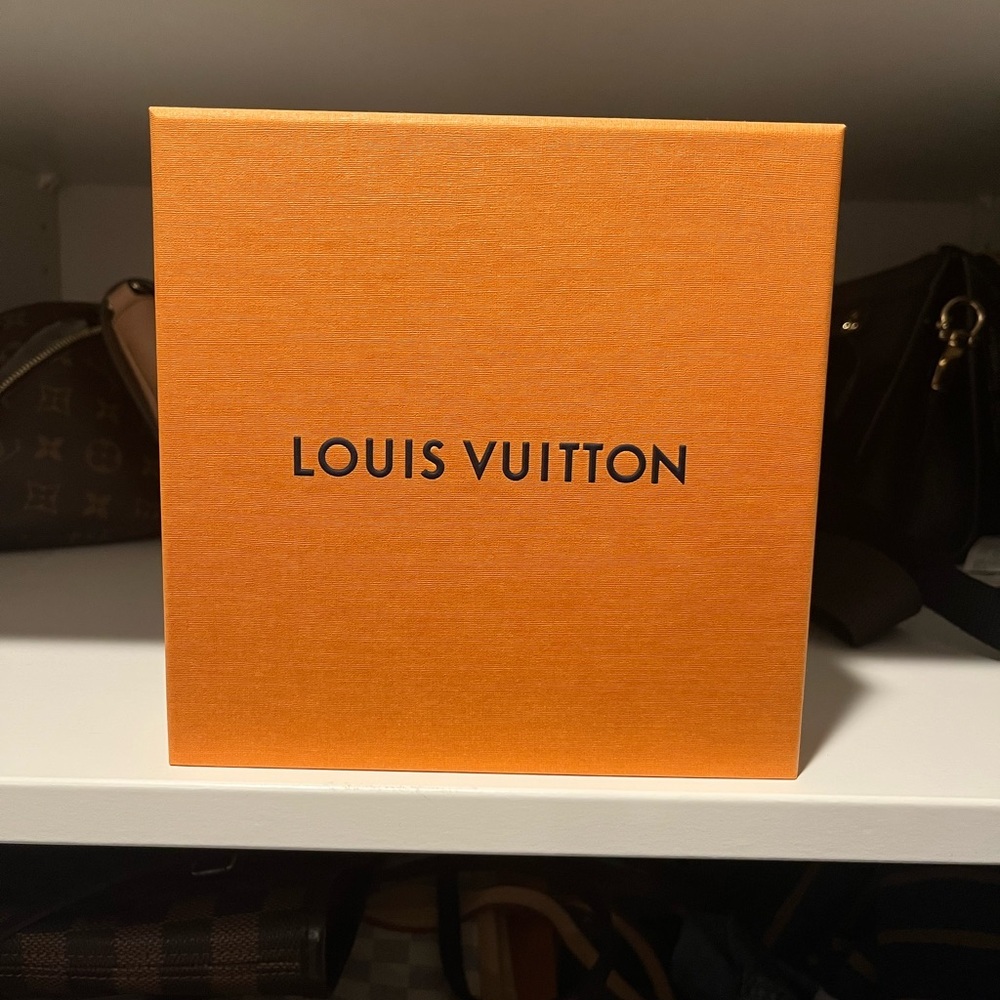 Louis Vuitton Small Box 6.75”x6.5” Orange - Picture 1 of 6